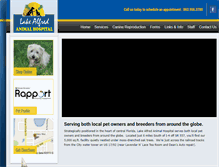 Tablet Screenshot of lakealfredanimalhospital.com